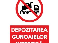 Semn pentru depozitarea gunoaielor