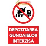 Semn pentru depozitarea gunoaielor